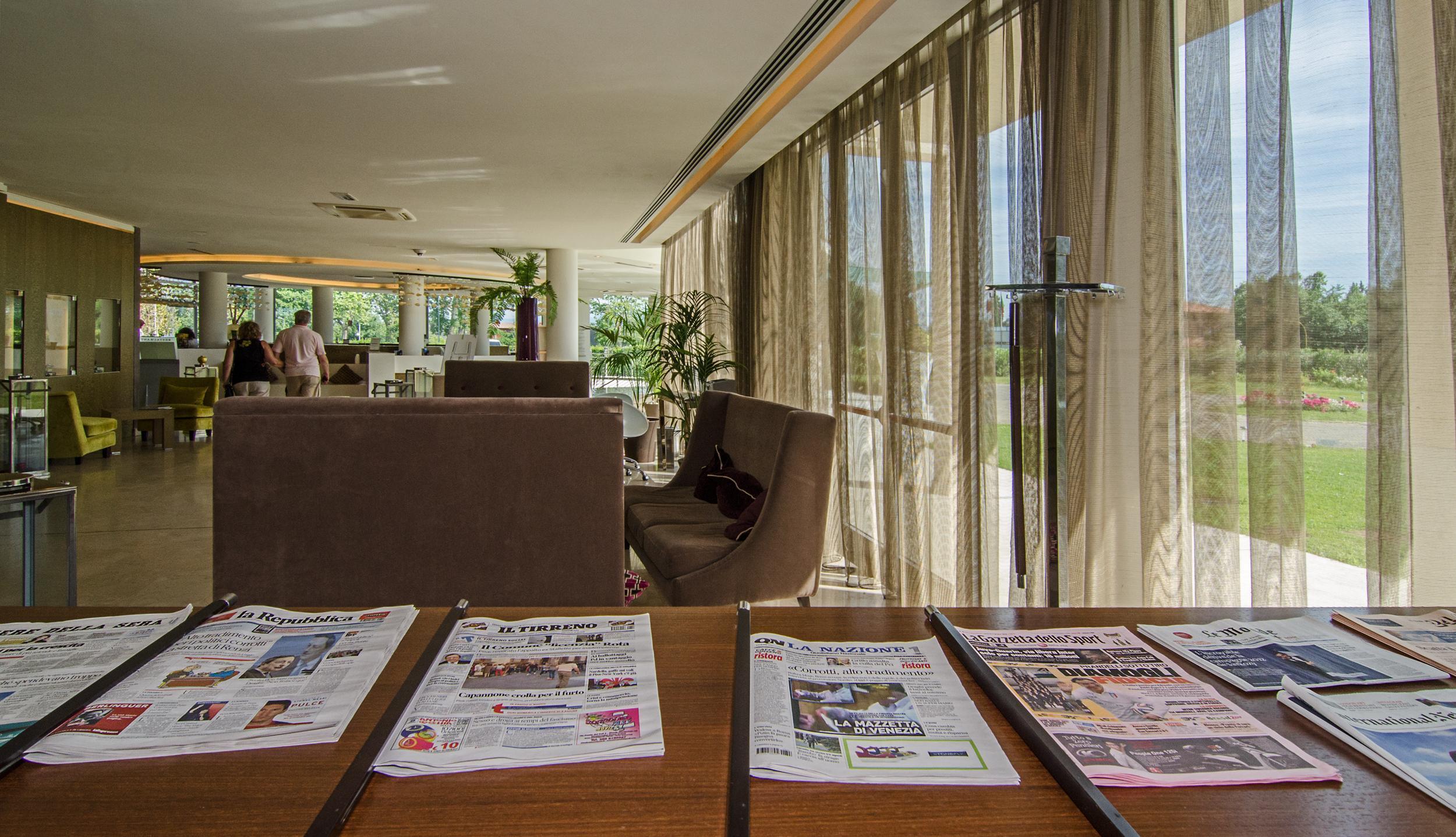 أبيتاليا تاور بلازا بيزا المظهر الخارجي الصورة The lobby of the hotel