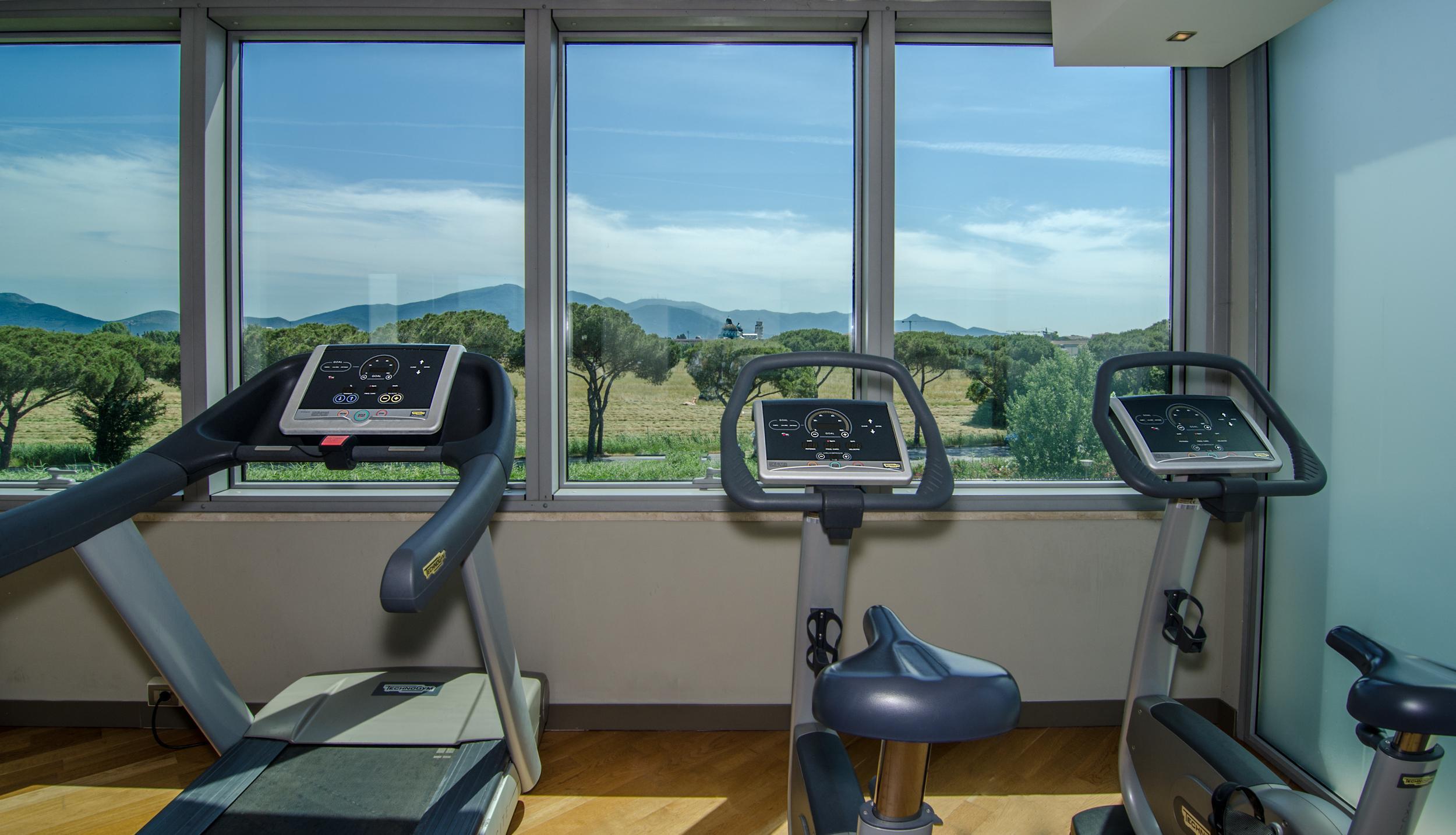 أبيتاليا تاور بلازا بيزا المظهر الخارجي الصورة The gym at the hotel